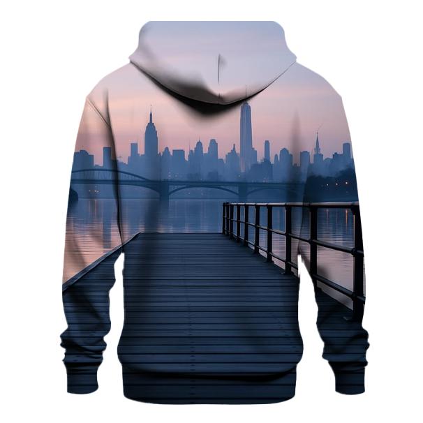 Harlem River Dawn Over Manhattan hoodie styles
