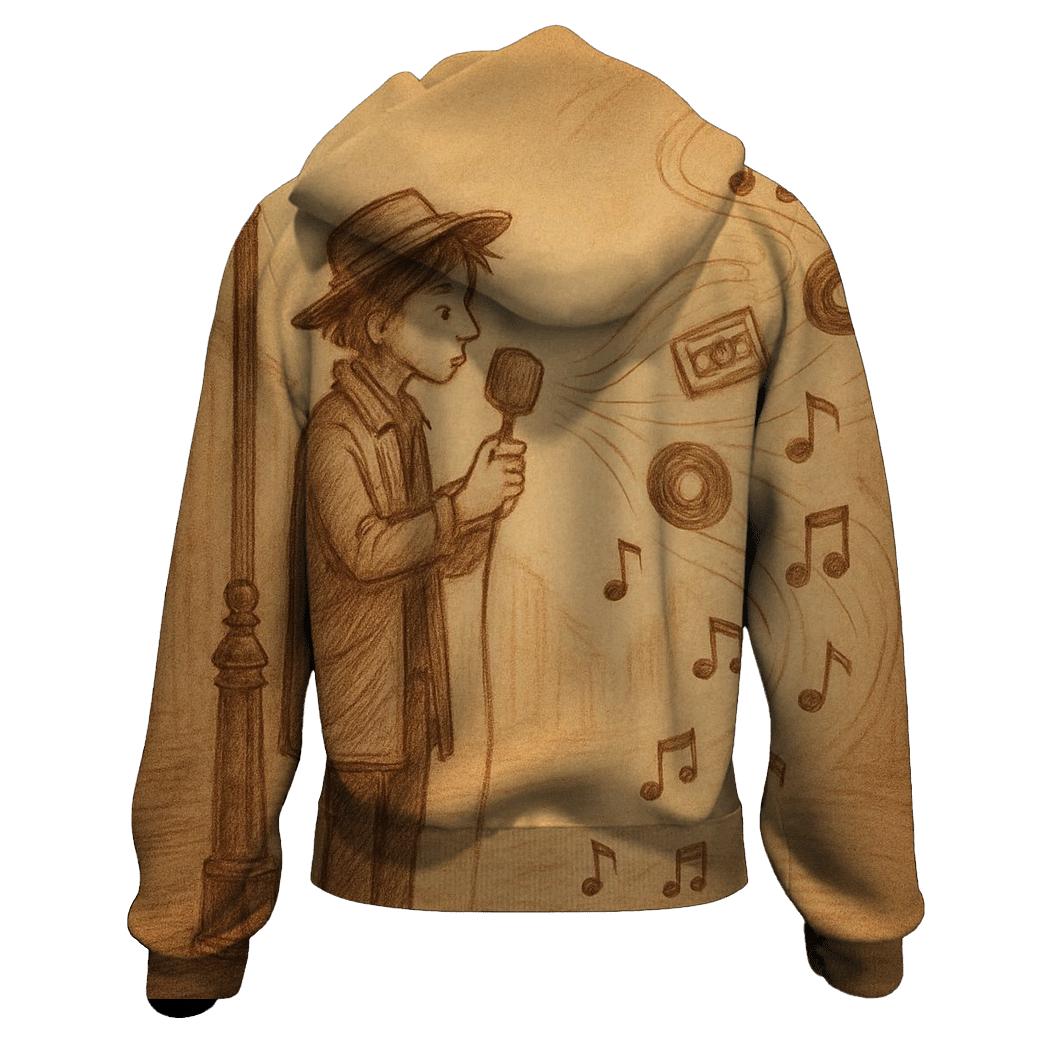 Sepia Street Busker Story heavyweight hoodies