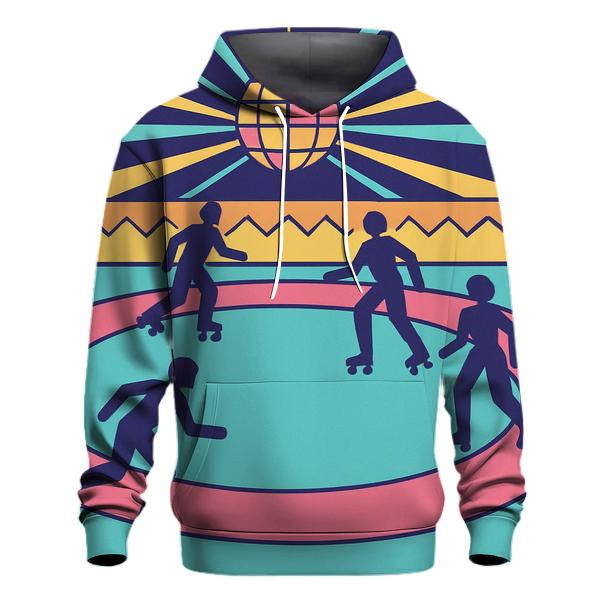 Neon Roller Disco Loop pullover hoodies