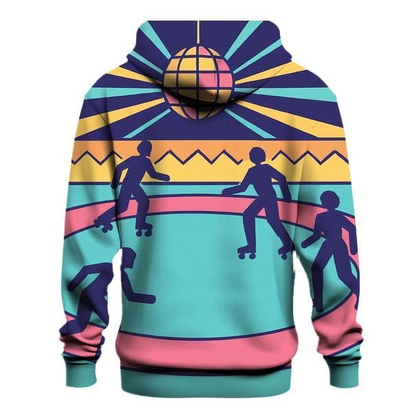 Neon Roller Disco Loop pullover hoodies