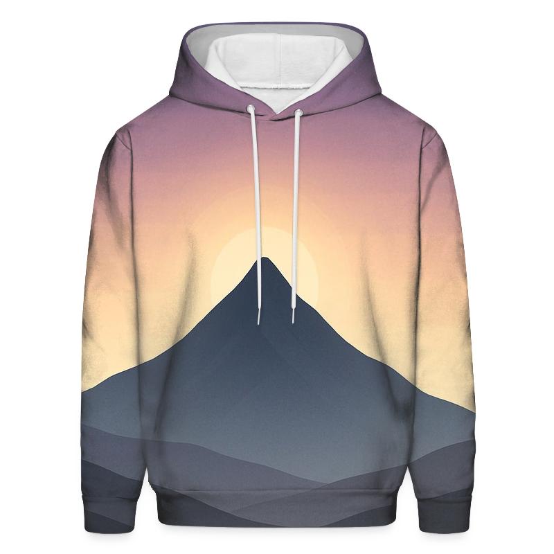 Mountain Of Inner Dawn zip-up hoodies