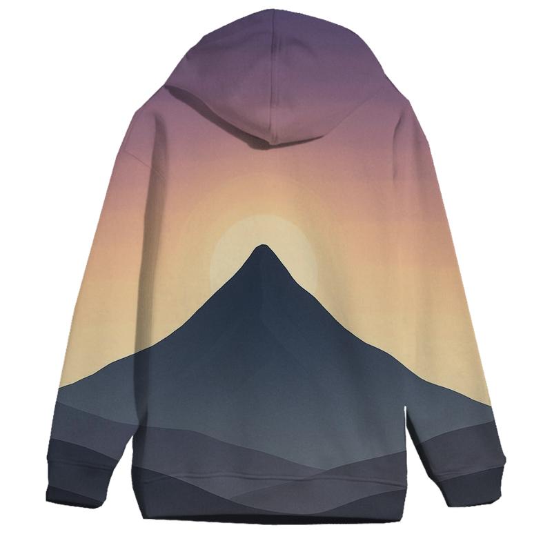 Mountain Of Inner Dawn zip-up hoodies