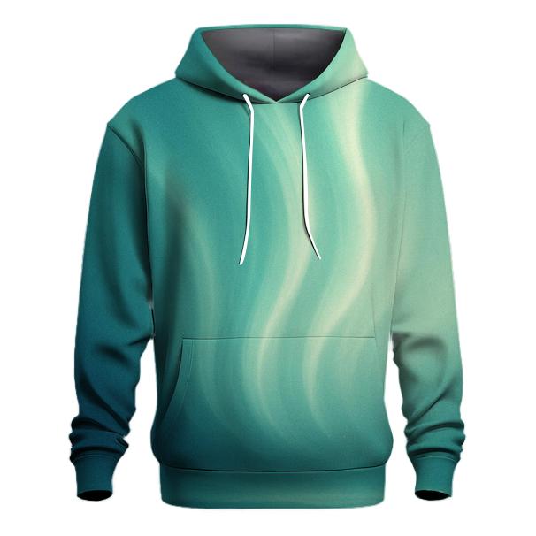 Glacial Aurora Drift zip-up hoodies