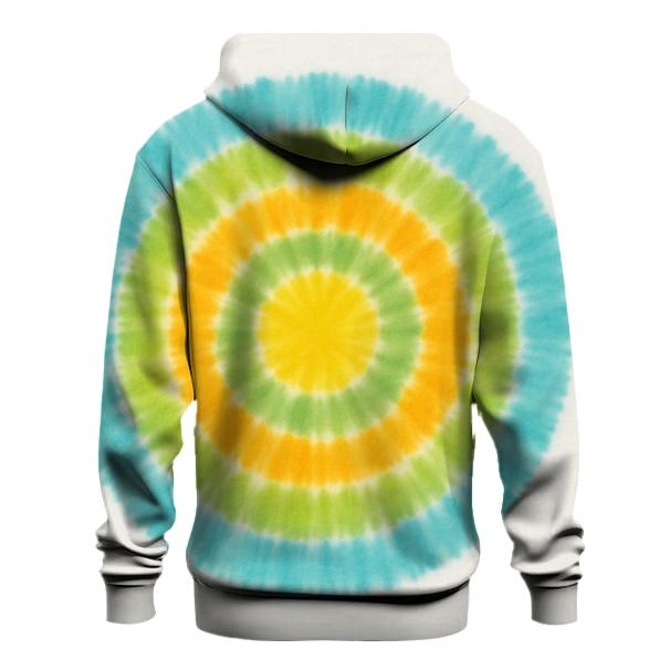 Citrus Bullseye Burst custom hoodies