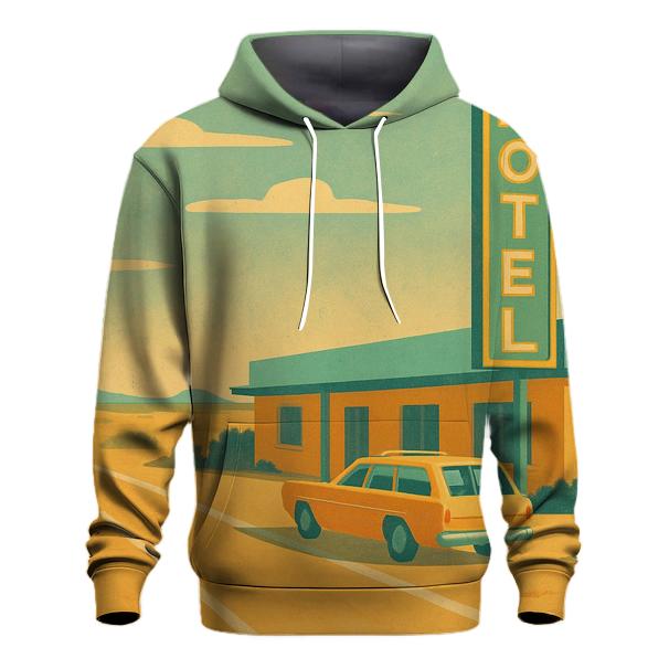 Sunbleached Motel Roadtrip designer hoodies