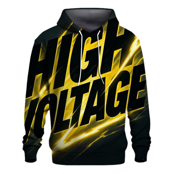 Kinetic Typographic Thunder designer hoodies