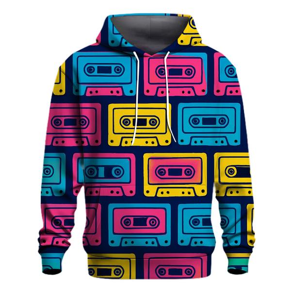 Cassette Neon Mosaic hoodies fashion