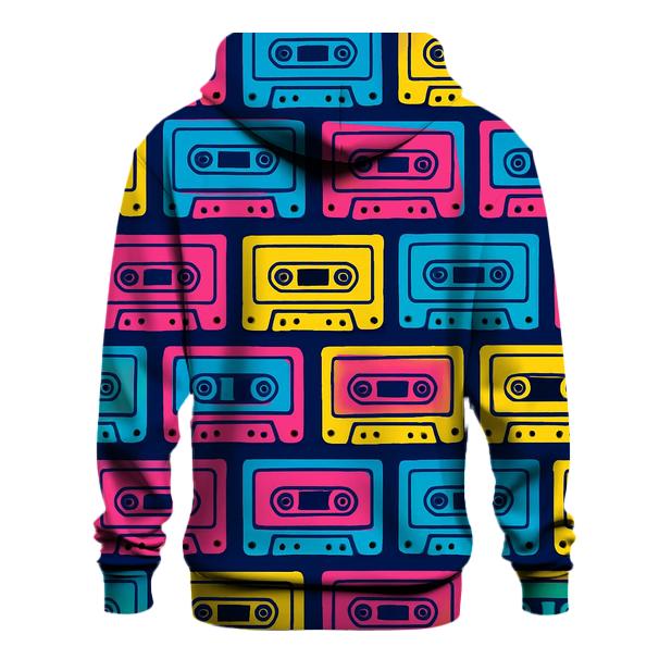Cassette Neon Mosaic hoodies fashion