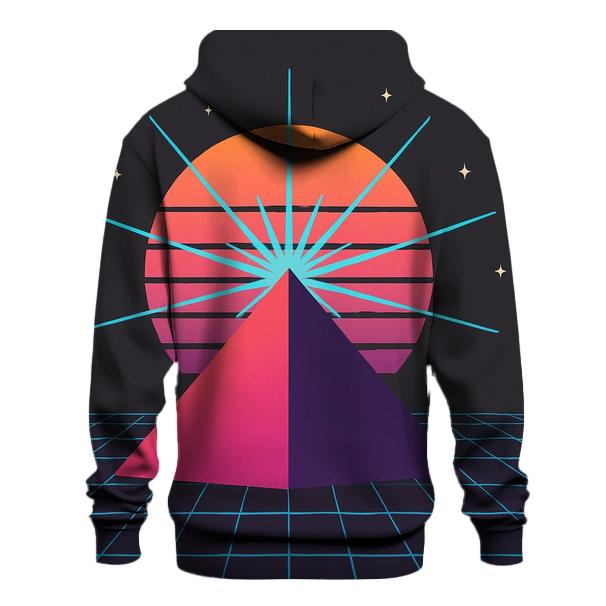 Laser Pyramid Horizon pullover hoodies