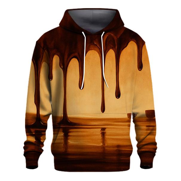 Caramel Drip Horizon lightweight hoodies