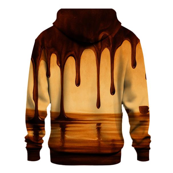 Caramel Drip Horizon lightweight hoodies