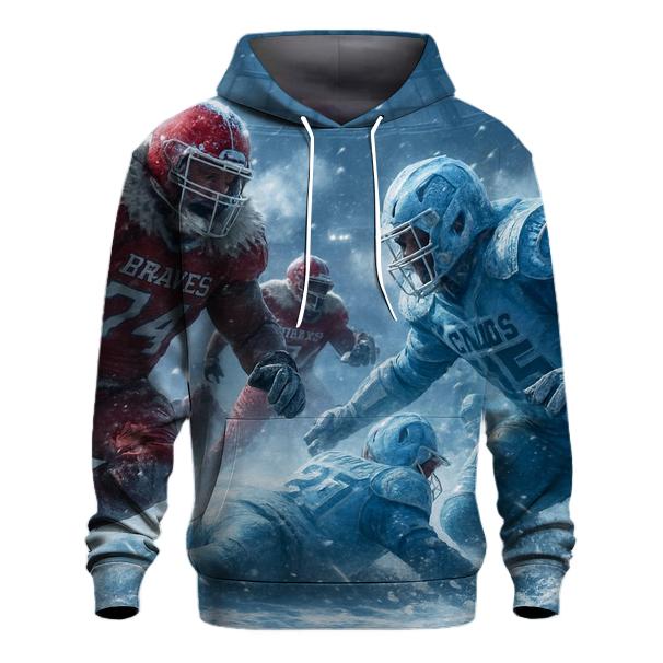 Frozen Yard Braves Against Ice Cubs lightweight hoodies
