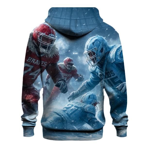 Frozen Yard Braves Against Ice Cubs lightweight hoodies