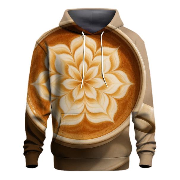Latte Bloom Petals custom hoodies