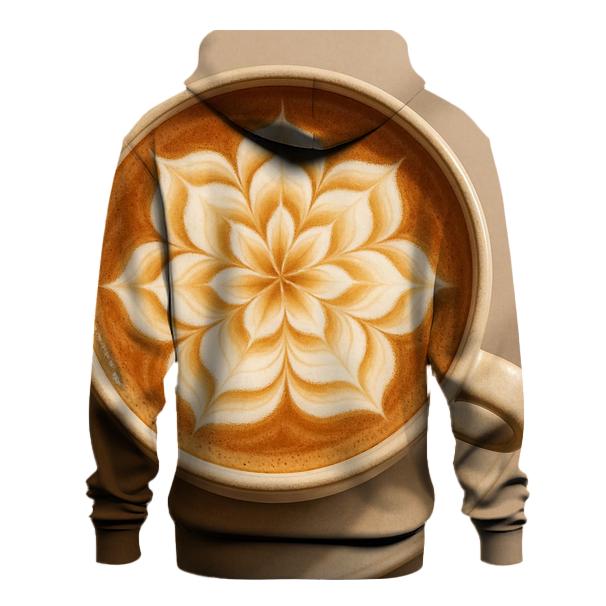 Latte Bloom Petals custom hoodies