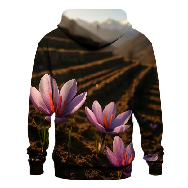 Saffron Crocus In Mountain Terrace Field designer hoodies