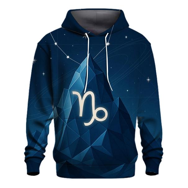 Capricorn Crystal Peak Star Chart heavyweight hoodies