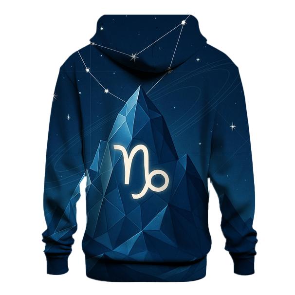 Capricorn Crystal Peak Star Chart heavyweight hoodies