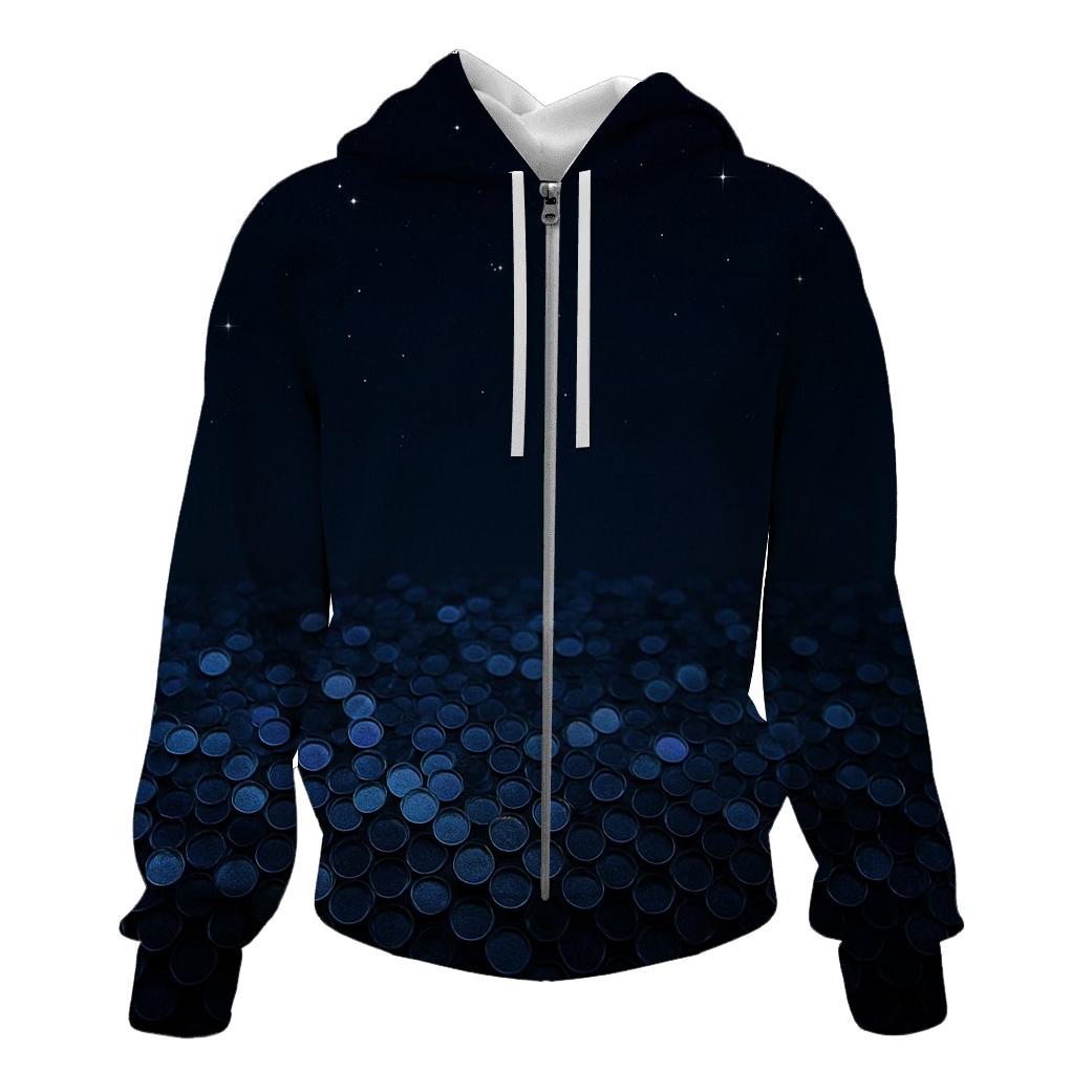 Midnight Sequin Horizon hoodie trends