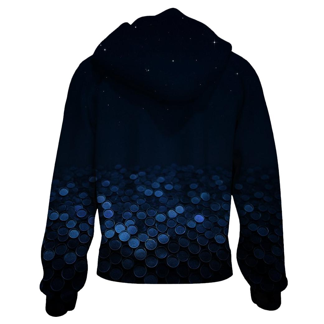 Midnight Sequin Horizon hoodie trends