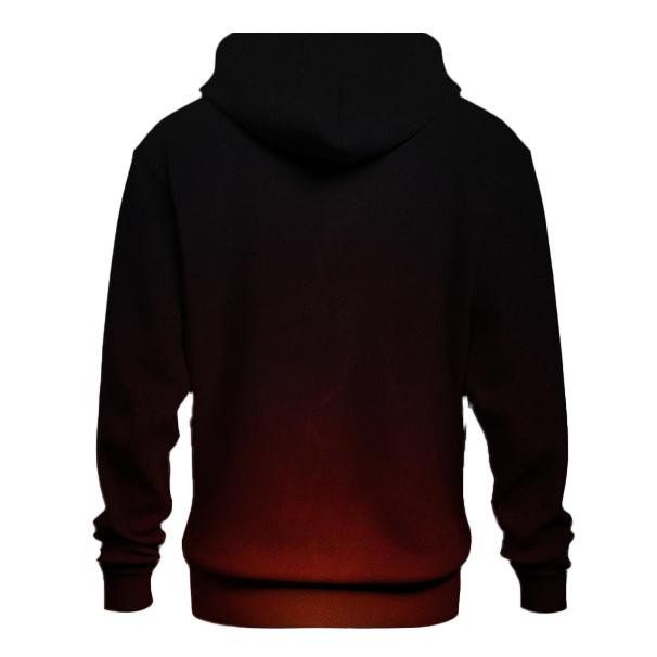 Obsidian Ember Fade pullover hoodies