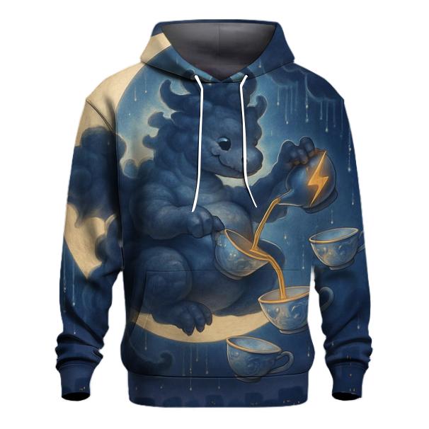Tea Time Thunder Dragon zip-up hoodies