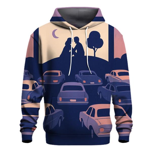 Starlit Drive In Cinema lightweight hoodies