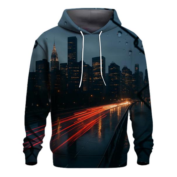 Rainy Evening Reflections On The FDR Drive hoodies fashion