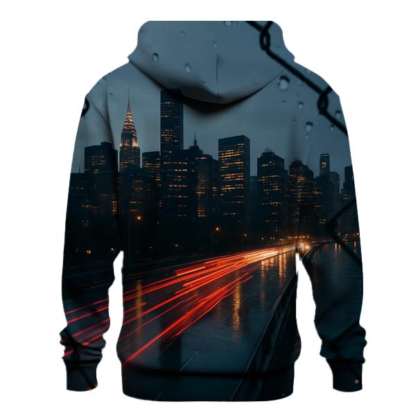 Rainy Evening Reflections On The FDR Drive hoodies fashion