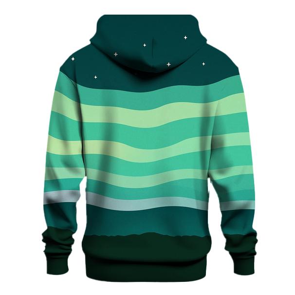 Aurora Horizon Banding zip-up hoodies