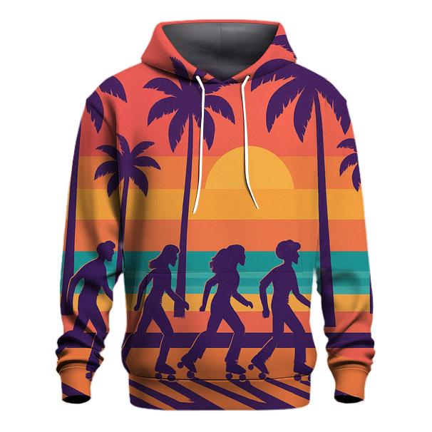 Sunset Boardwalk Skaters hoodie trends