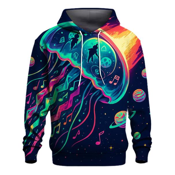 Neon Kaleidoscope Jelly Comet hoodies fashion