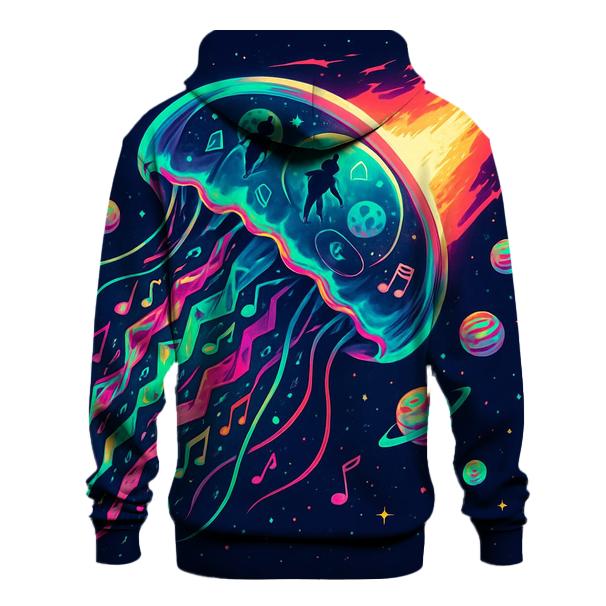 Neon Kaleidoscope Jelly Comet hoodies fashion