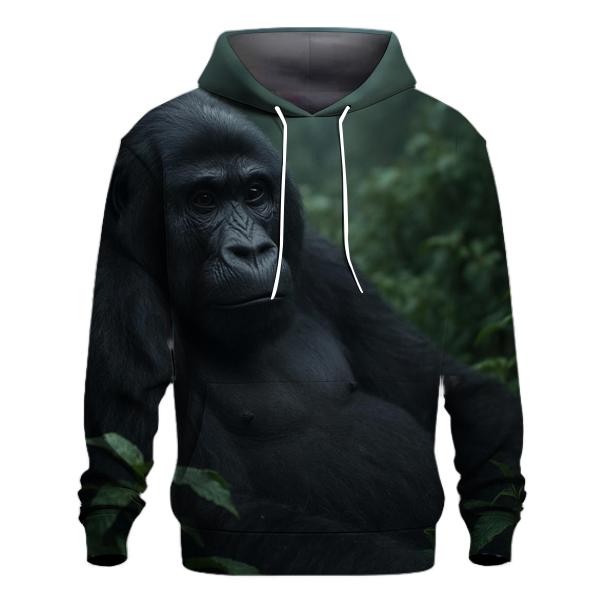 Mountain Gorilla Resting In Cloud Forest hoodie trends