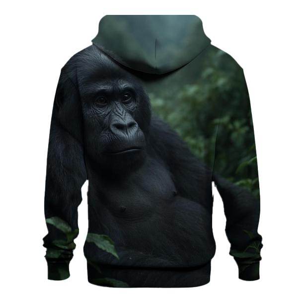 Mountain Gorilla Resting In Cloud Forest hoodie trends