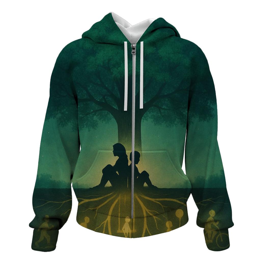 Roots Of Her Love zip-up hoodies