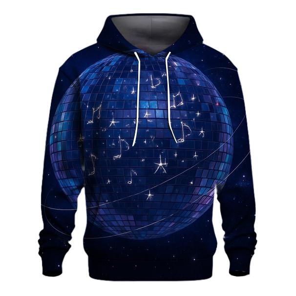 Disco Constellation Sphere printed hoodies