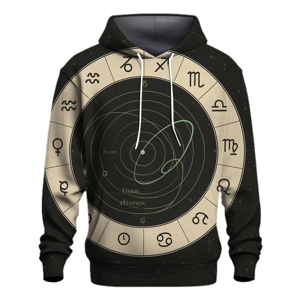 Zodiac Retrograde Orbit Diagram designer hoodies