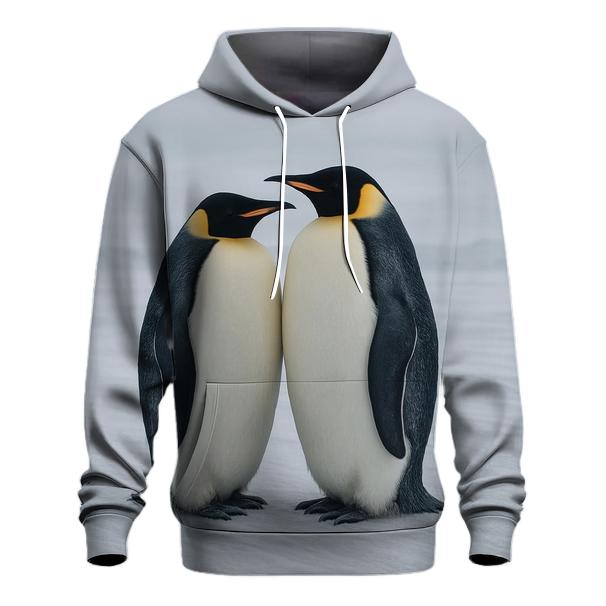 Emperor Penguin Pair On Wind Scoured Ice hoodie styles