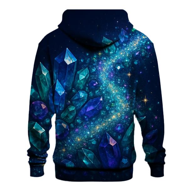 Celestial Gem Tides embroidered hoodies