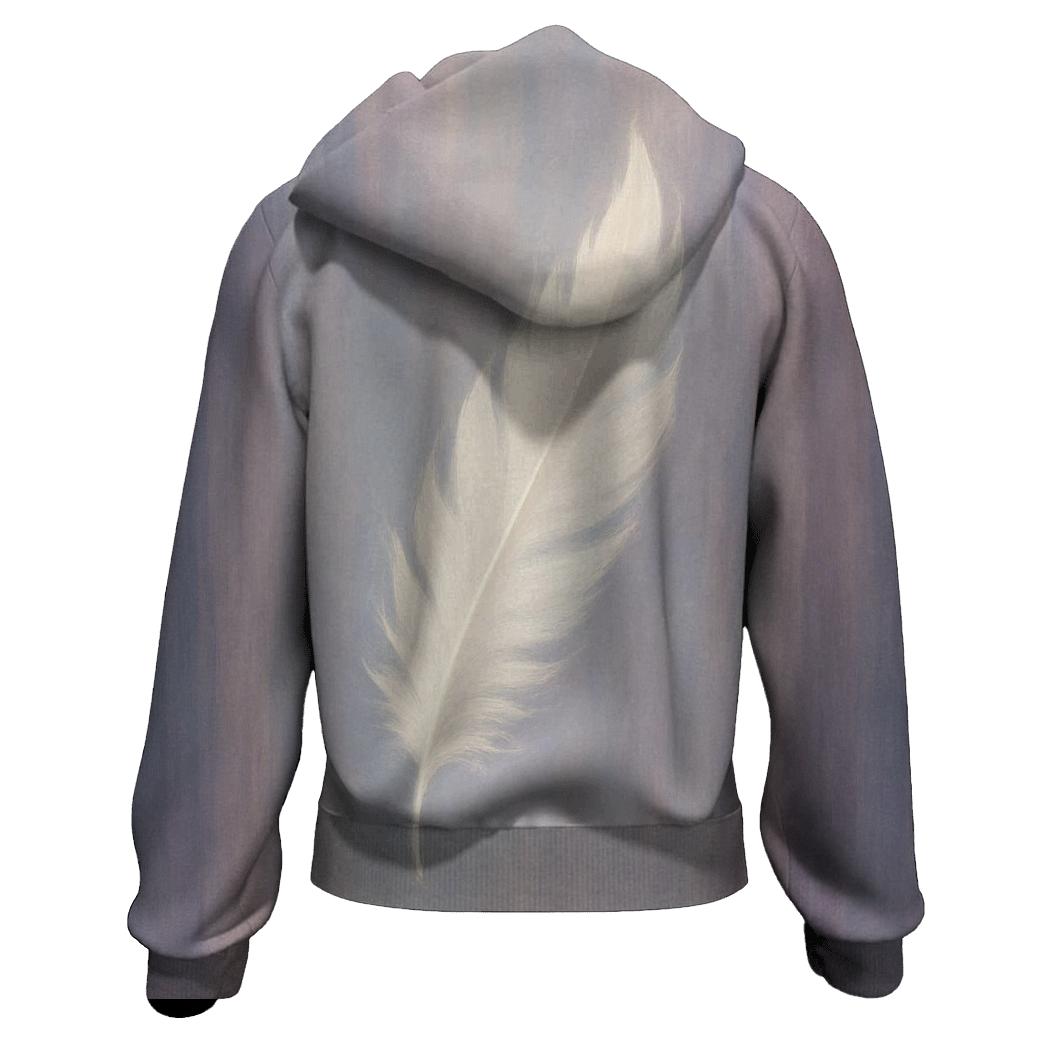 Silent Feather Descent heavyweight hoodies