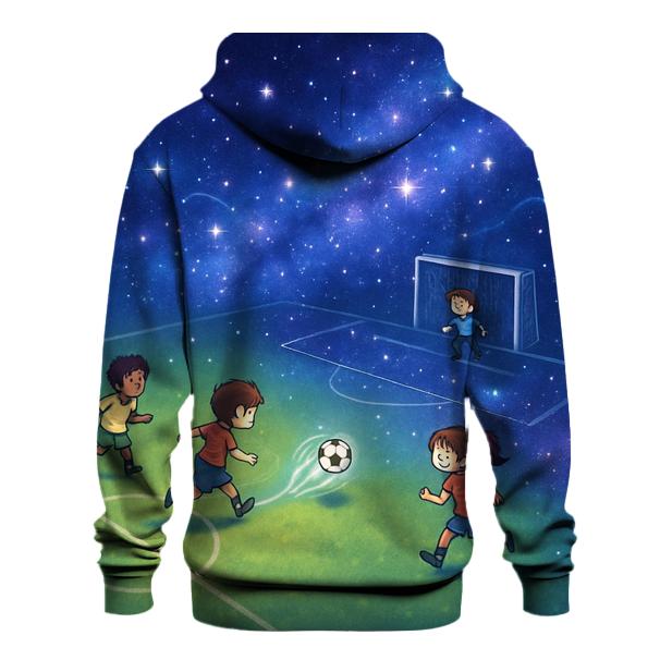 Youth Soccer Galaxy Field pullover hoodies