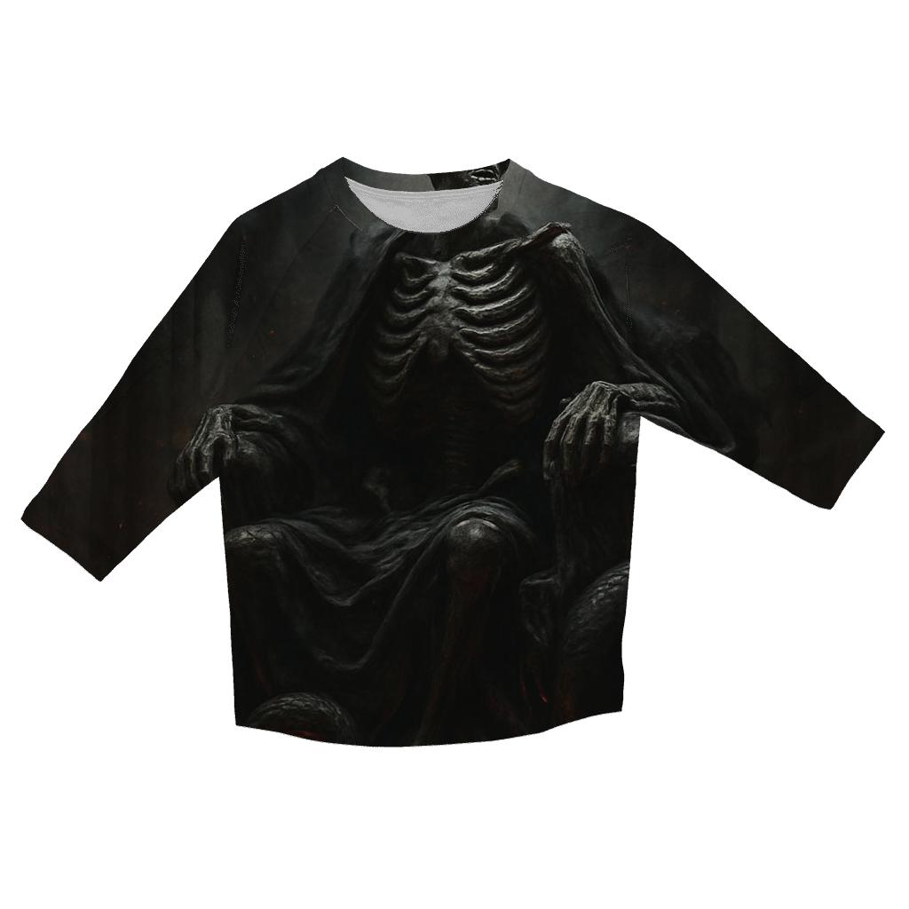 Throne Of Ashen Serpents stylish quarter sleeve tops