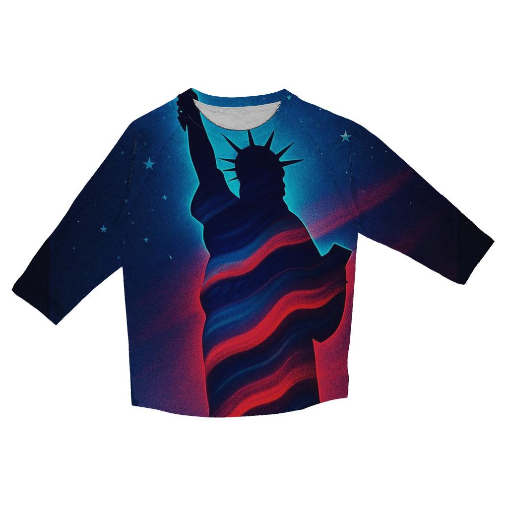 Liberty Aurora Drift cotton quarter sleeve shirts