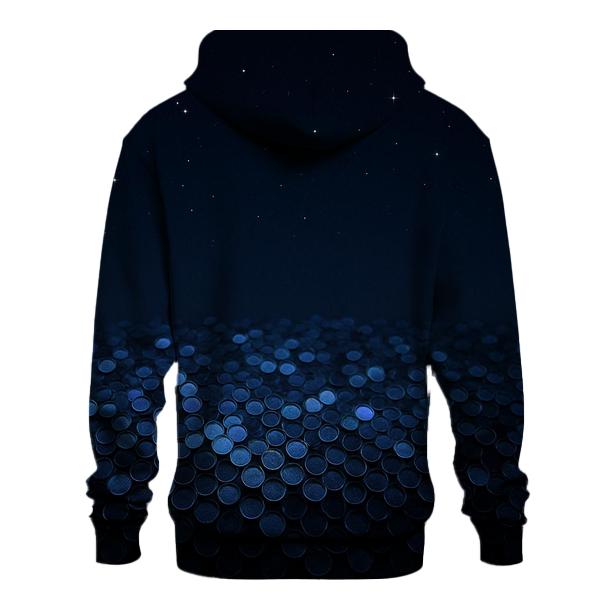Midnight Sequin Horizon custom hoodies