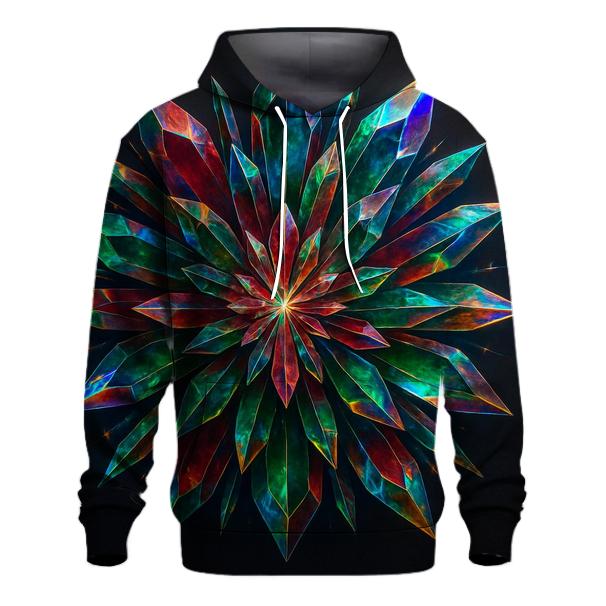 Prismatic Crystal Bloom hoodie designs