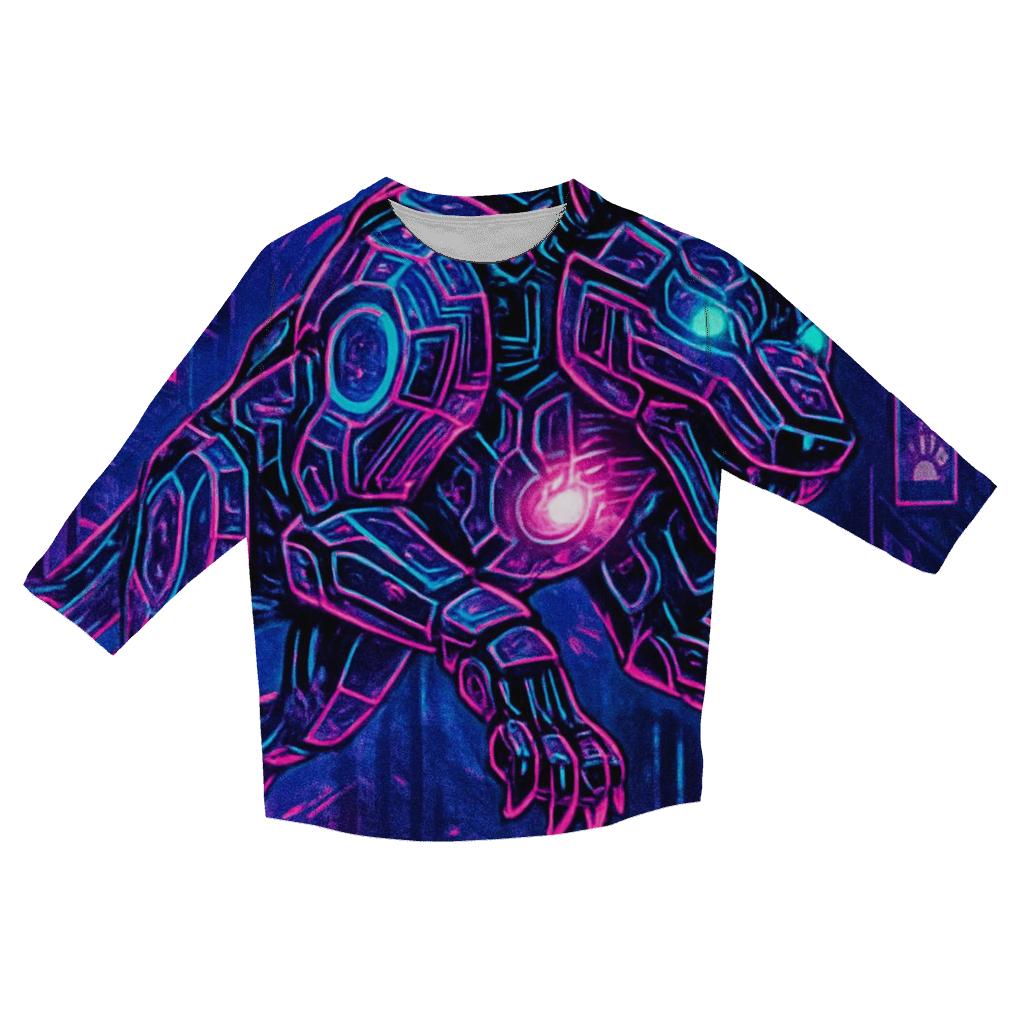 Neon Circuit Alpha stylish quarter sleeve tops