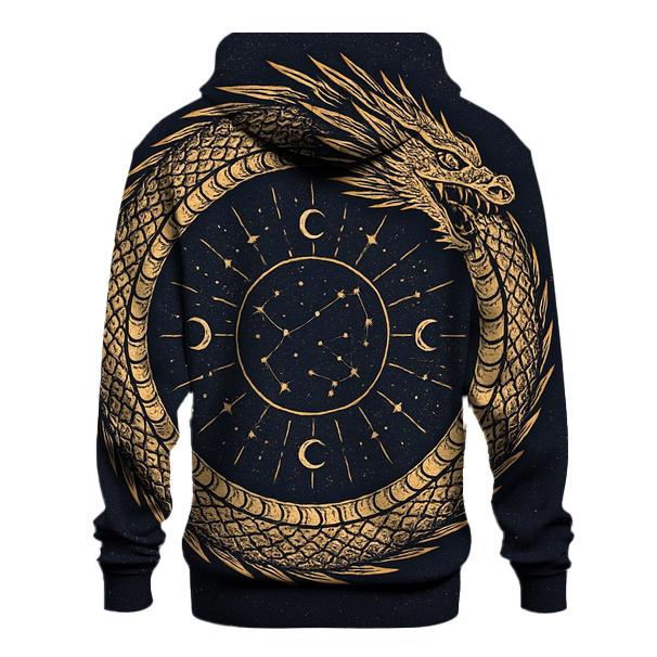 Celestial Circuit Ouroboros hoodies fashion