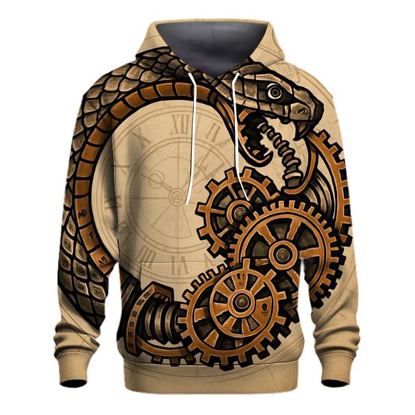 Clockwork Serpent Ouroboros heavyweight hoodies
