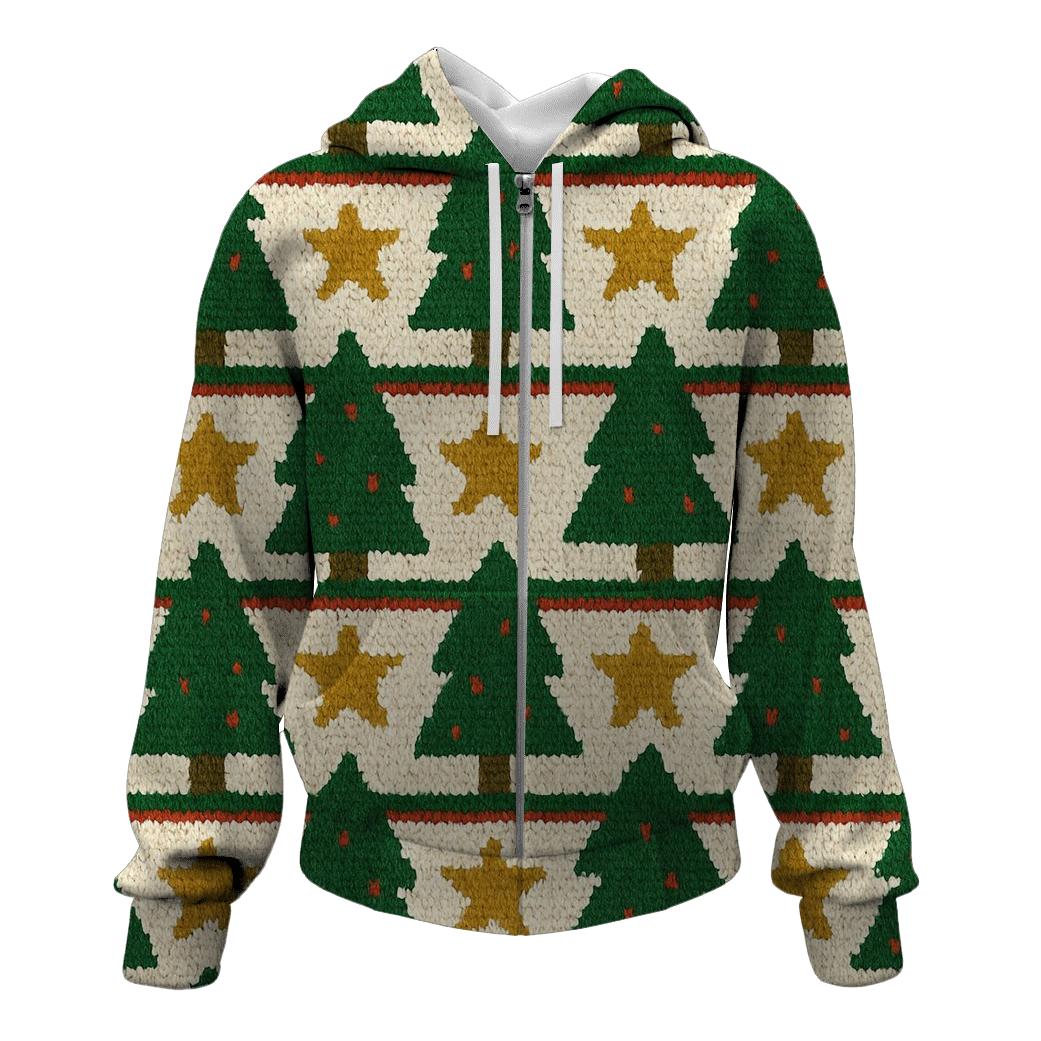 Evergreen Star Stack Brick Design hoodie styles